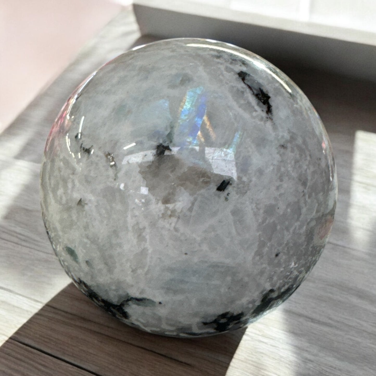 Rainbow Moonstone Sphere