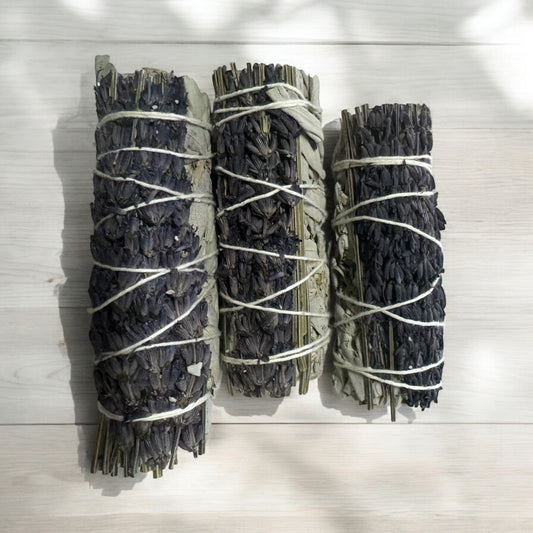 White Sage and Dried Lavender Smoke Cleanse