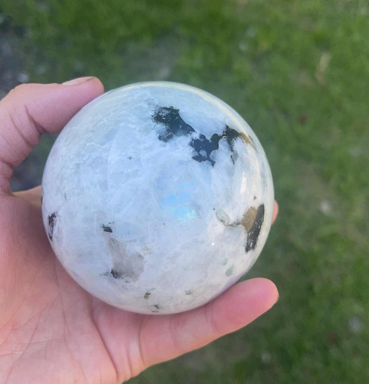 Rainbow Moonstone Sphere