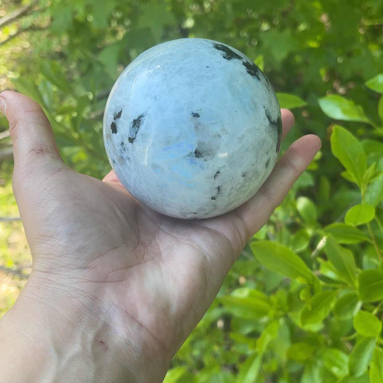 Rainbow Moonstone Sphere