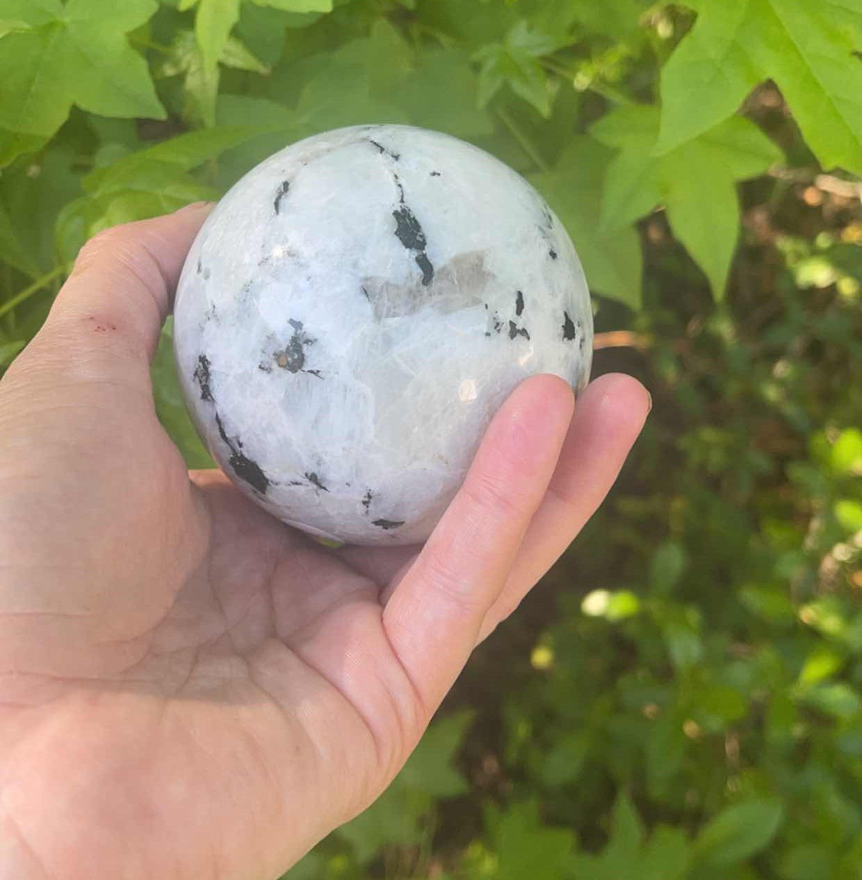 Rainbow Moonstone Sphere