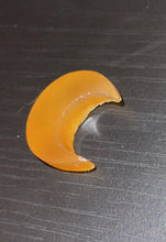 Load image into Gallery viewer, Carved Druzy Crescent Moon - Citrine
